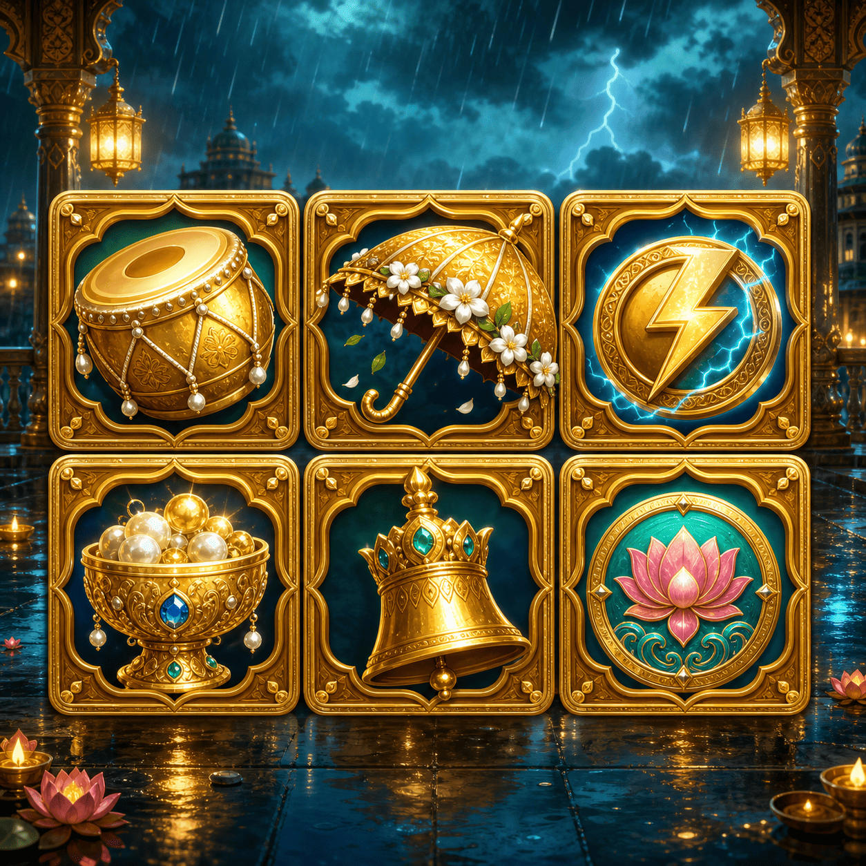 Golden monsoon casino symbols for Monsoon Coin Cascade
